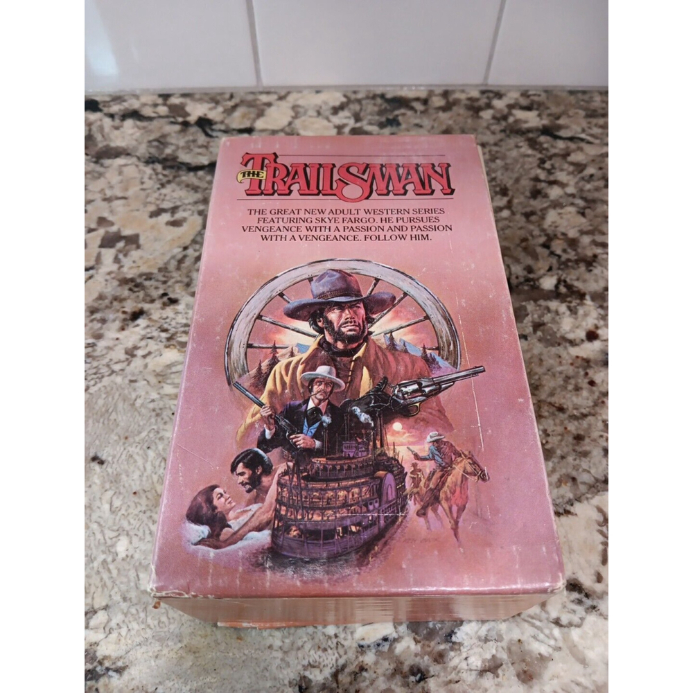 Rare First Print The Trailsman Gift Pack Book Set Of 5 1980 1981 Paperback